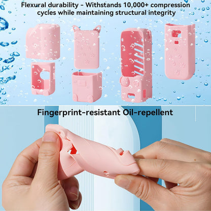 Silicone Cover for DJI Osmo Pocket 3 Creator Combo Camera Scratch Protector Cover Accessories (Pink)