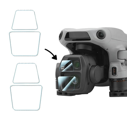 Dji Mavic Air 3S Gimbal Camera Dual Lens Scratch Protector Tempered Glass Accessories(Pack of 2)