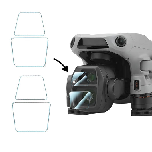 Dji Mavic Air 3S Gimbal Camera Dual Lens Scratch Protector Tempered Glass Accessories(Pack of 2)