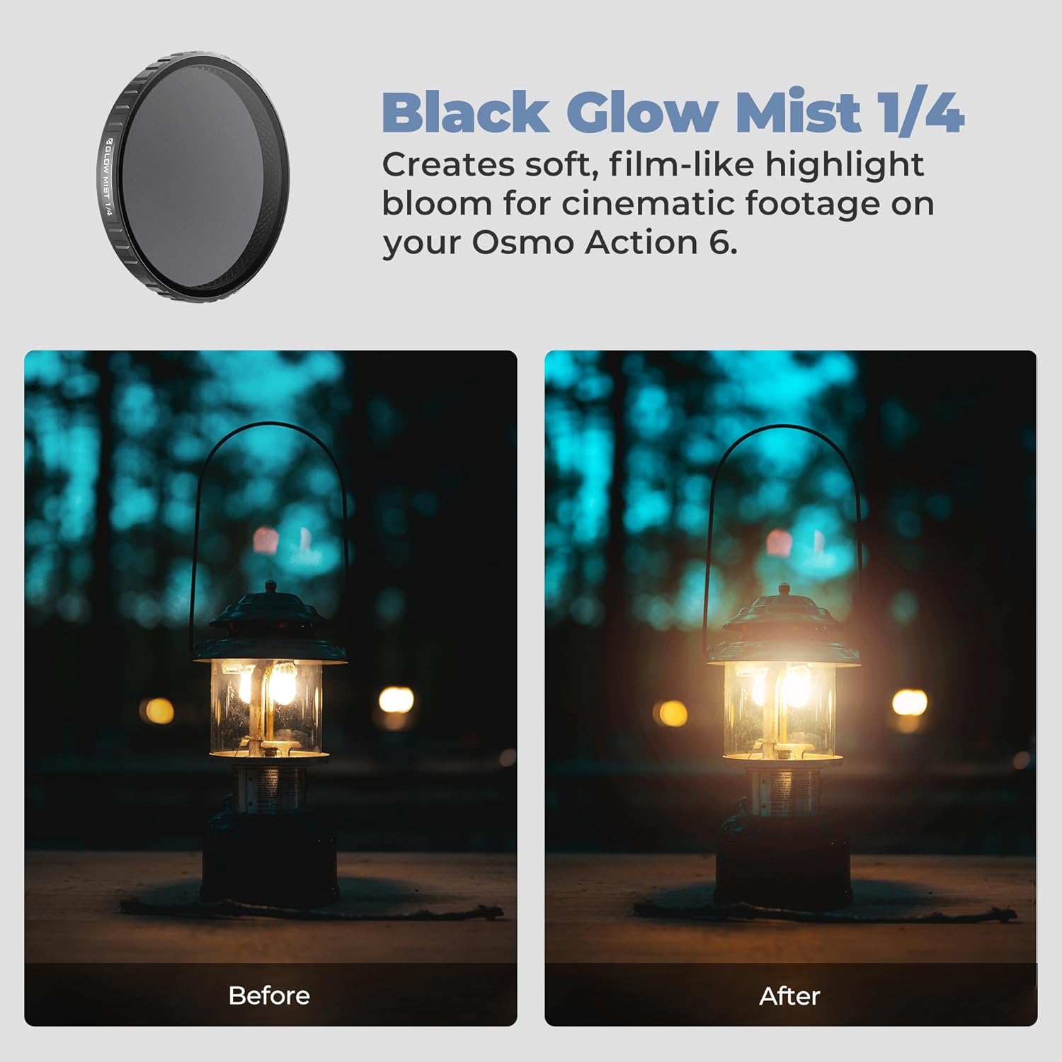 Freewell Glow Mist Filter for DJl Osmo Action 6