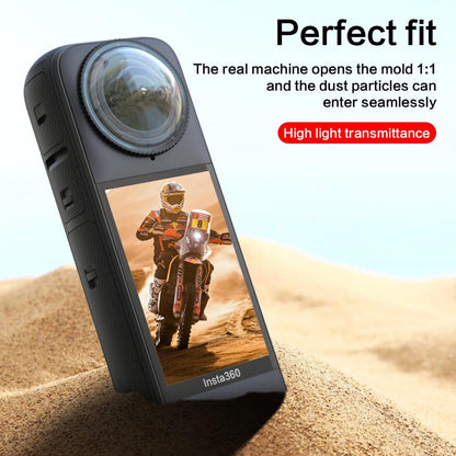 insta360 X4 Camera Lens Guard Protector Tempered PC Material Rotating Scratch Resistant Accessories