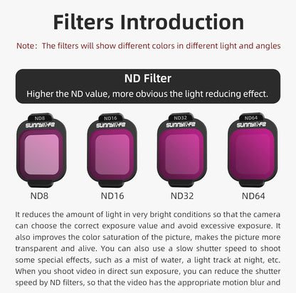 Dji Flip & Dji Lito X1 Drone Filter