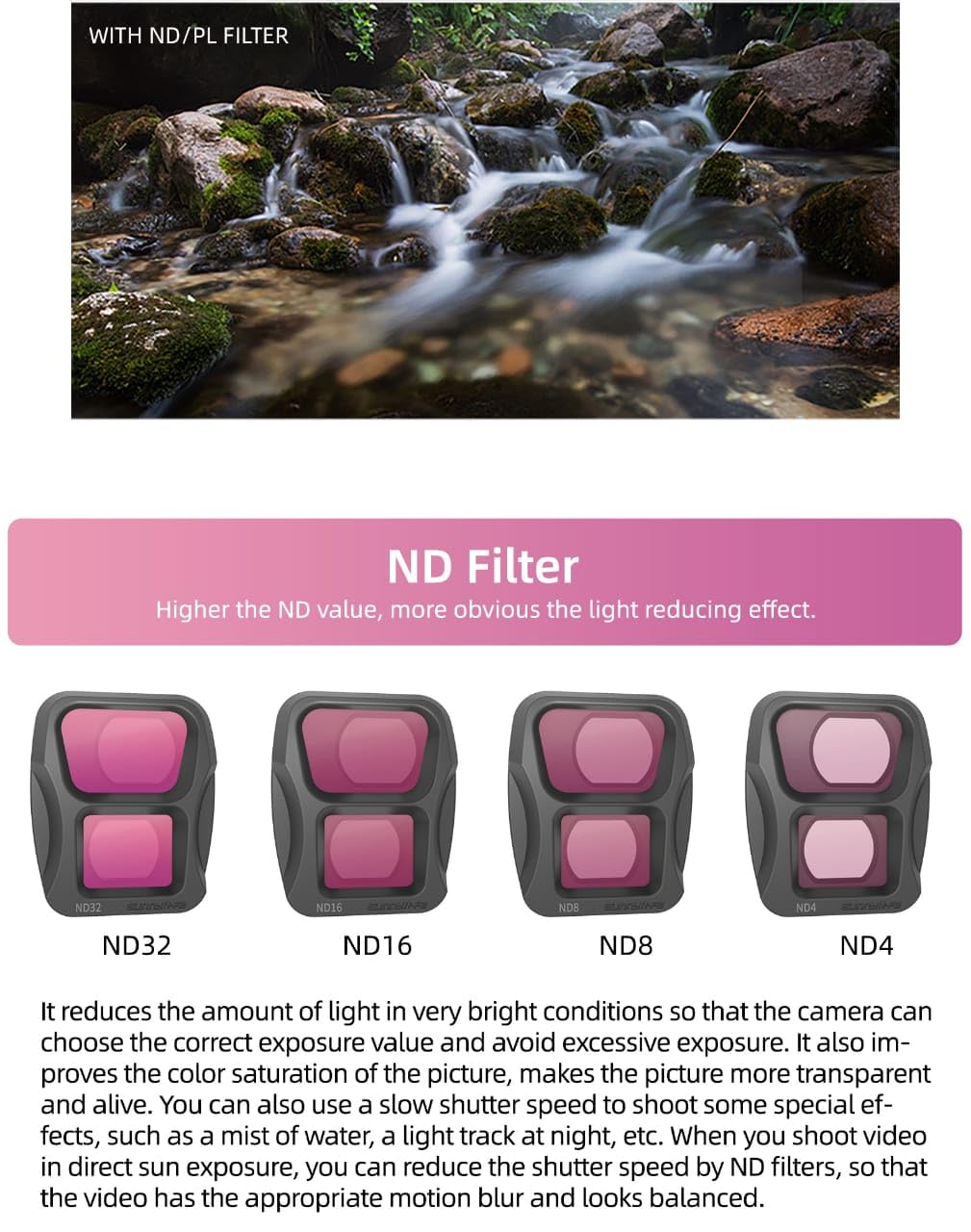 Nd Filters Set for DJI Mavic Air 3
