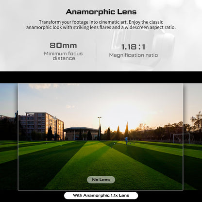 Freewell 2-in-1 Macro & Wide Angle Lens Kit for Pocket 4 / 3 - Includes Anamorphic Lens, ND Filters