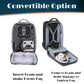 Multipurpose Carrying Case Bag for DJI Avata & Accessories with Safety Belt & EVA Foam Hard Shell Waterproof Backpack (Avata Backpack, Black)