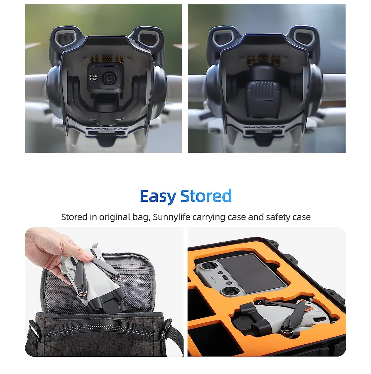 Lens Sun Hood for DJI Mini 3 Gimbal (Not for Mini 3 Pro) (view 10)