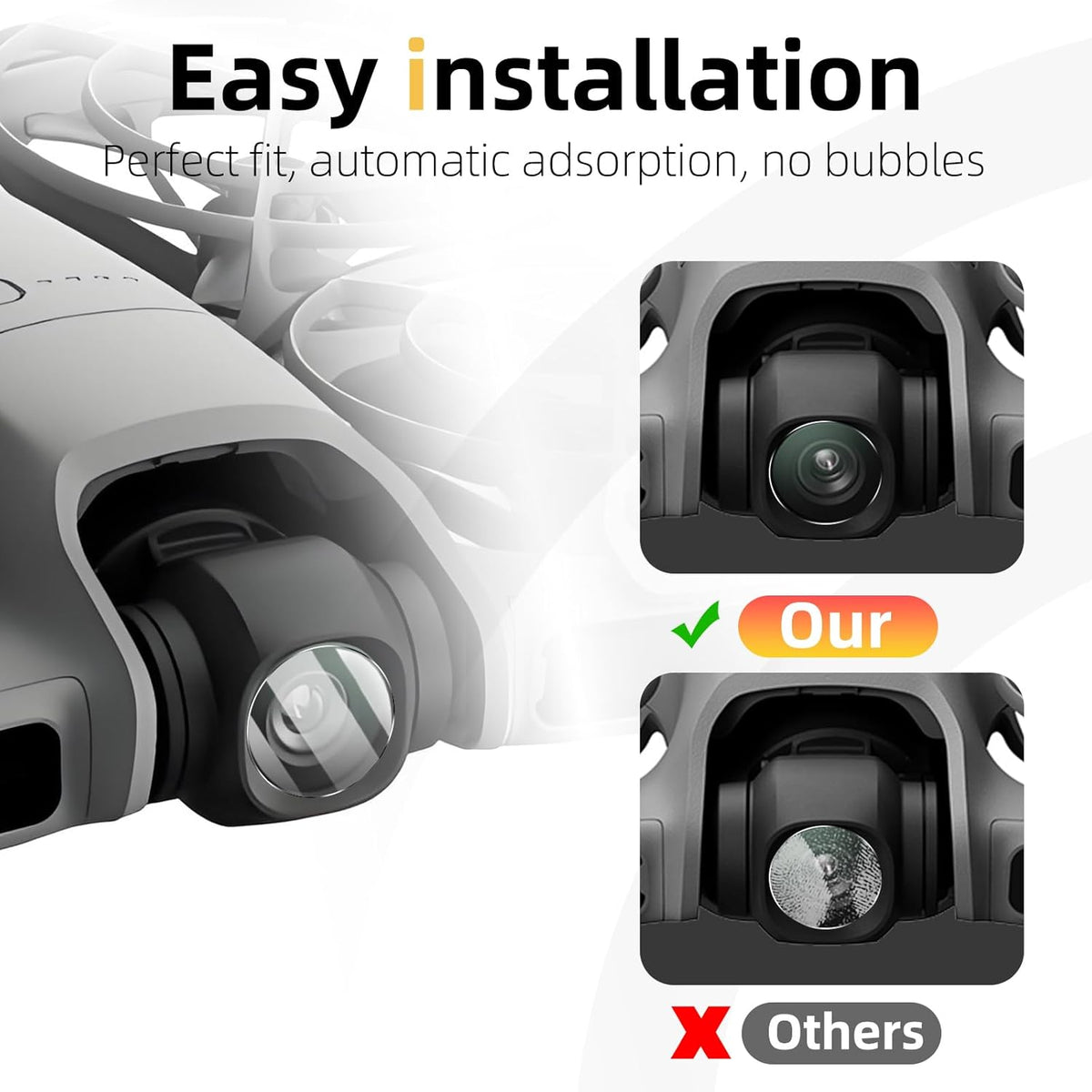 9H Tempered Glass Lens Protector for DJI Neo 2 Drone (Pack of 2) (view 3)
