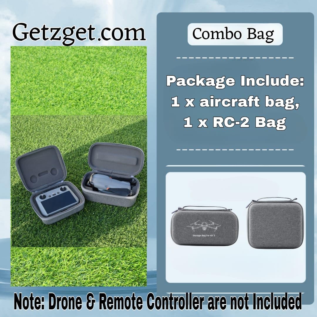 Carrying Cases for DJI Air 3 / 3S Drone and RC 2 Remote (Combo) (view 3)