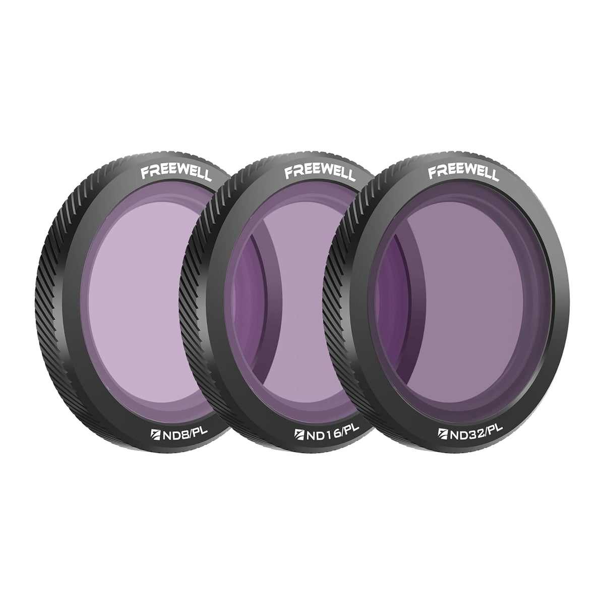 Freewell Bright Day 3-Pack Magnetic Filters for DJI Neo (ND8/PL to ND32/PL)