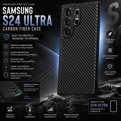 Phone Case Samsung Galaxy S24 Ultra  Supports 17mm Telephoto, Macro & Wide-Angle Lenses