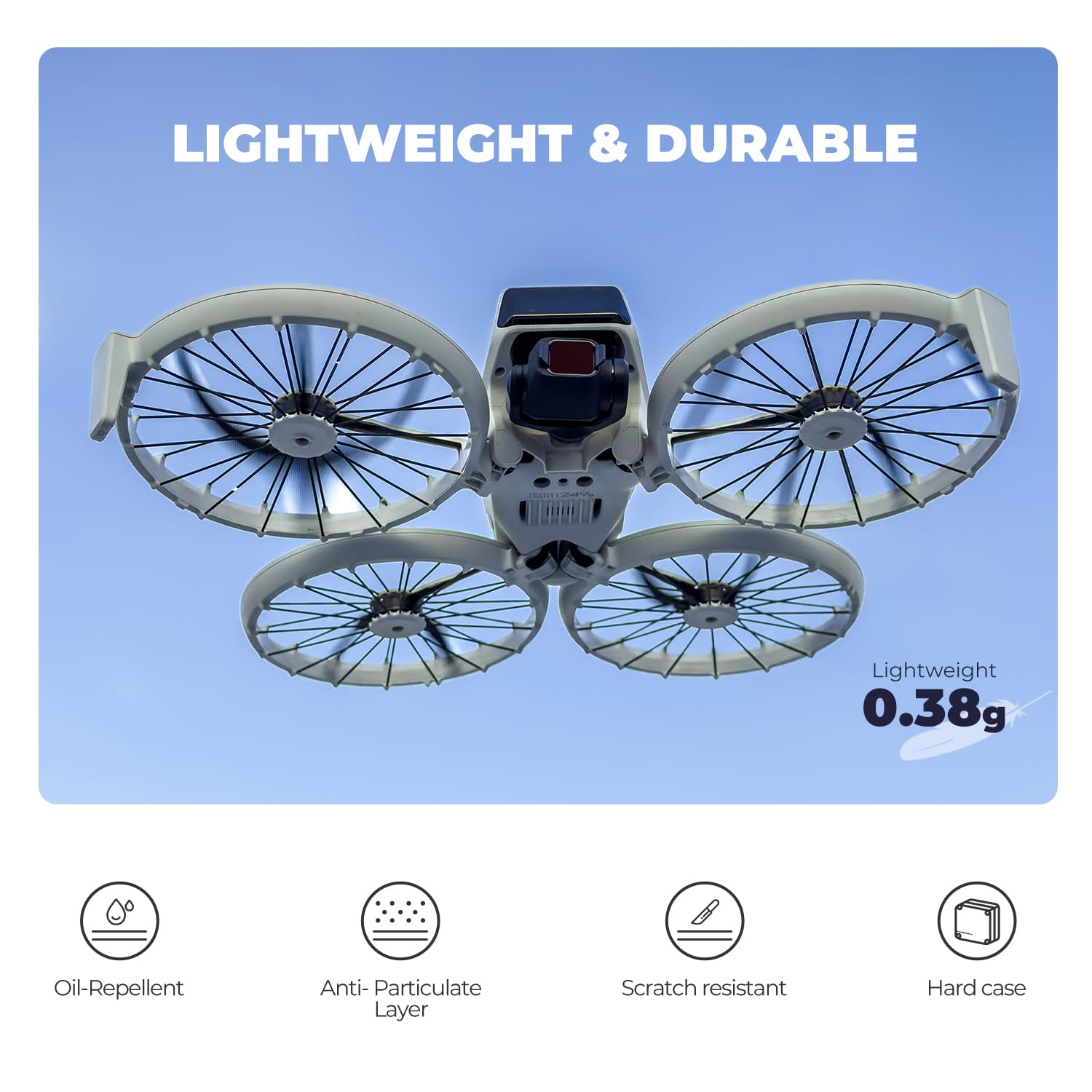 Freewell Bright Day Filter Kit for DJI Flip Drone ND8/PL, ND16/PL, ND32/PL, ND64/PL, ND1000, UV