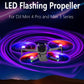 GetZget® Led Flash Props Compatible with DJI Mini 3 Series and mini 4 pro Led Light Propellers Accessories (Full Set)