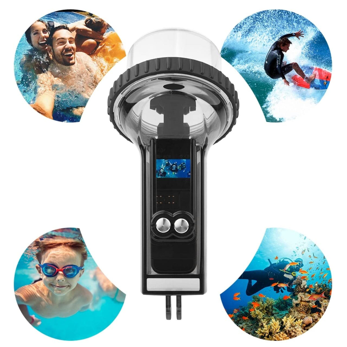 Waterproof Underwater Dive Case for DJI Osmo Pocket 1 (Not for Pocket 2) (view 7)