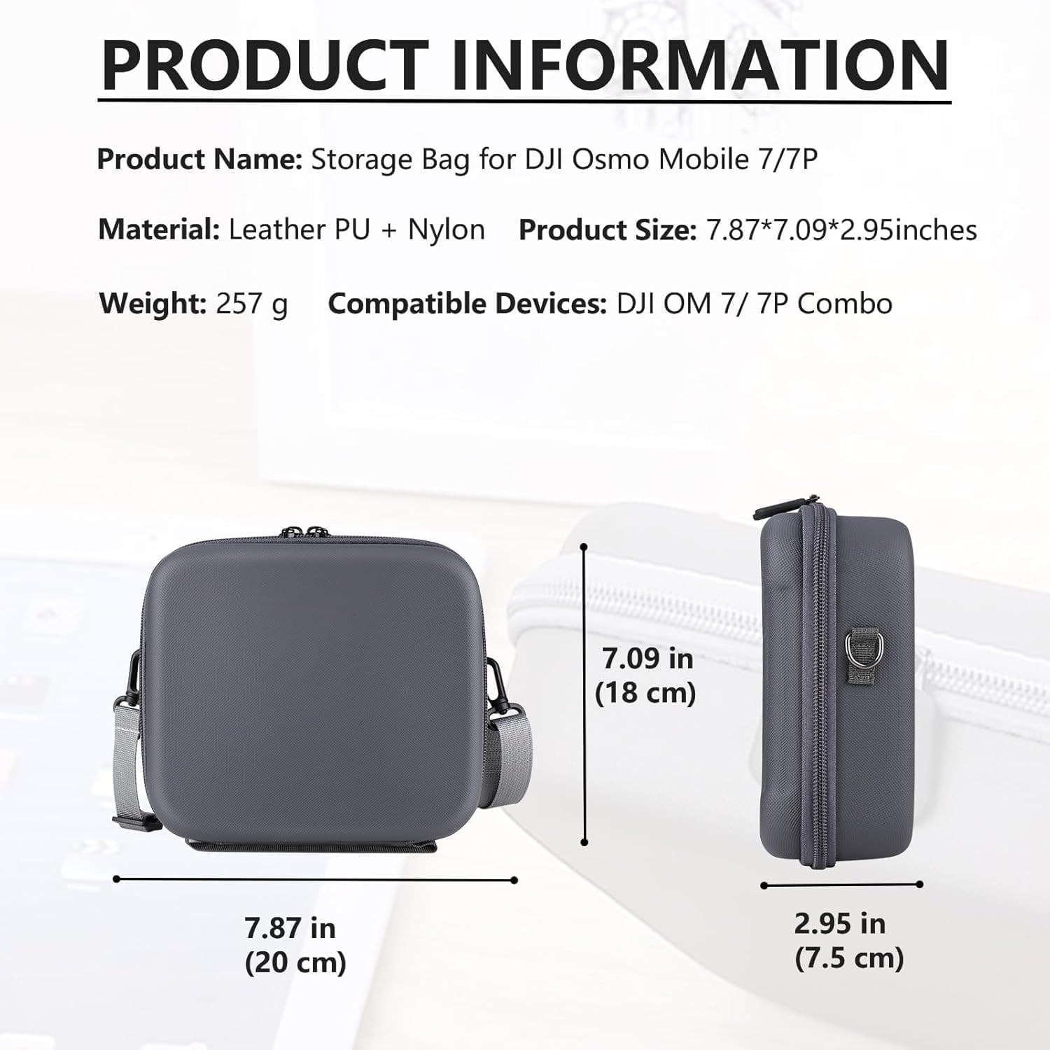 Portable Mobile Gimbal & Accessories Storage Bag (Om 7 Bag)