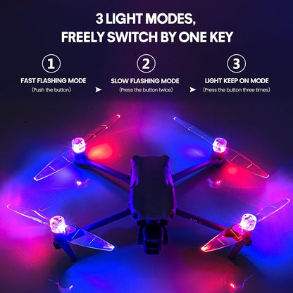 Led Flash Propellers For DJI Mavic Air 3 & Air 3s Accessories (Getzget)