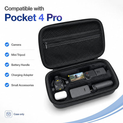 Carrying Case Bag For DJI Osmo Pocket 4 Pro Water Splash Proof Protective Storage Hand Bag