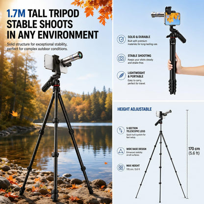 GetZget® 25X Telephoto Lens for Smartphones | 400mm HD Optical Zoom Camera Lens 