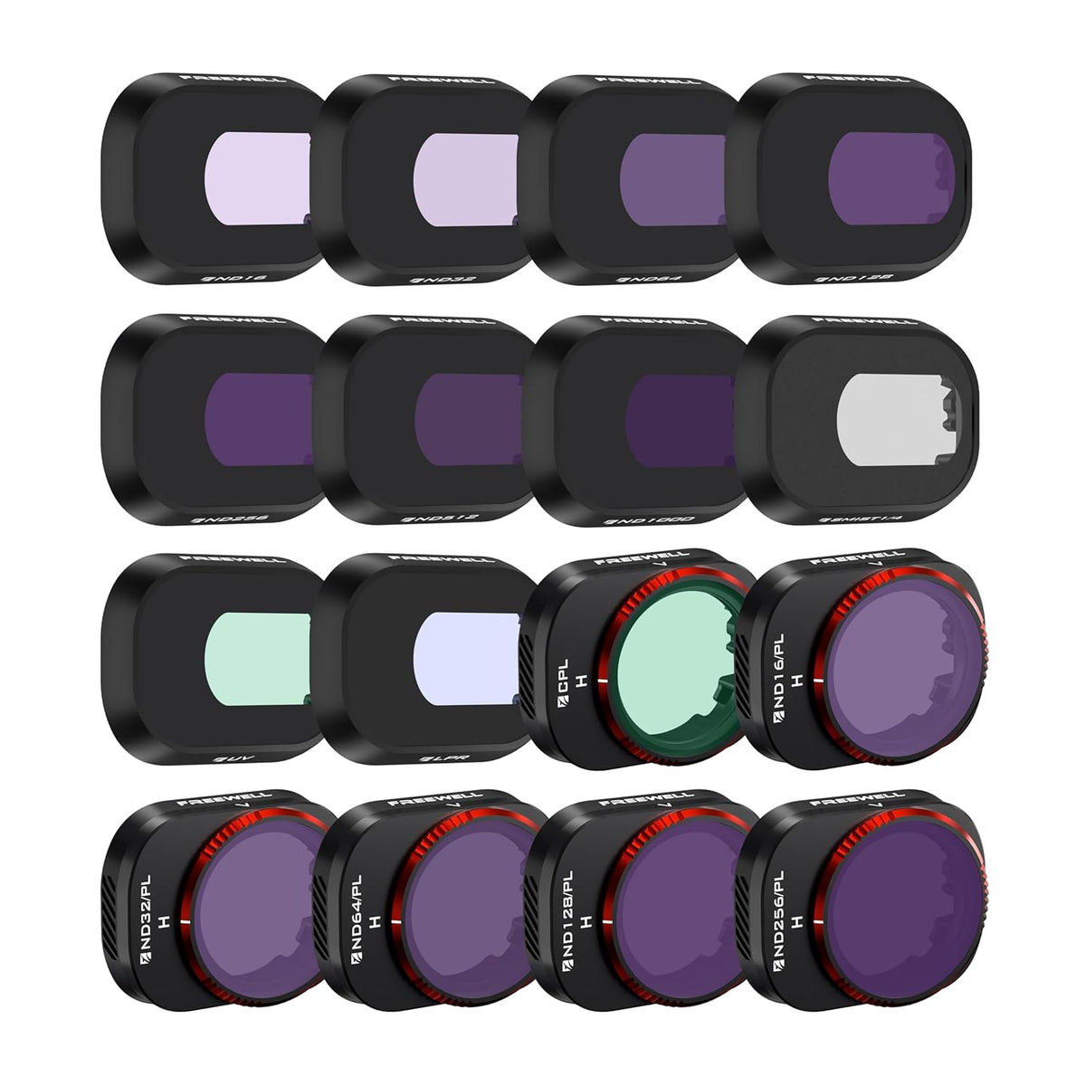 Freewell 16-Pack Mega Filter Kit for DJI Mini 4 Pro