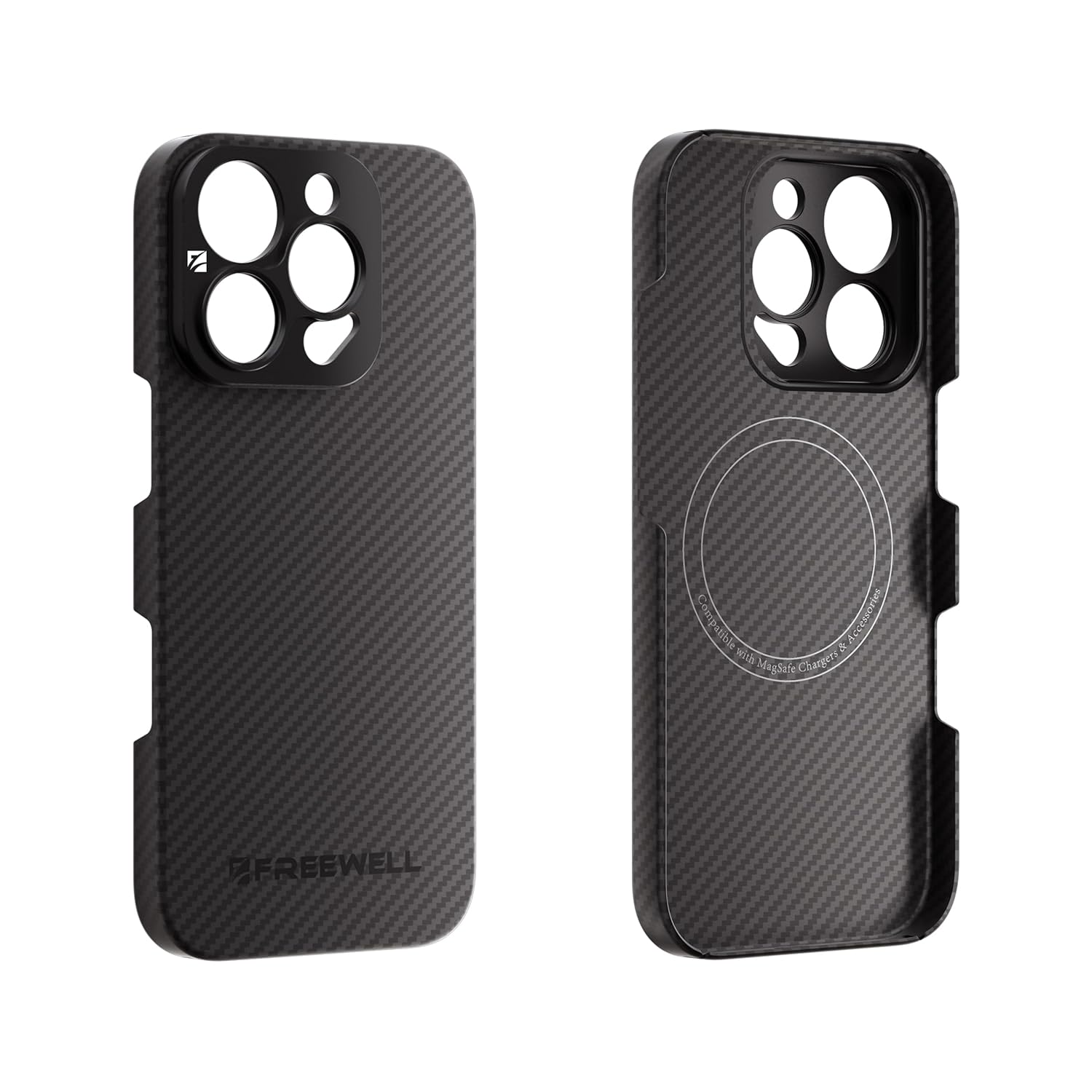 FREEWELL Pro Filmmaker Case for iPhone 16 Pro Max - 17mm Lens & Magnetic Filter Mount Black