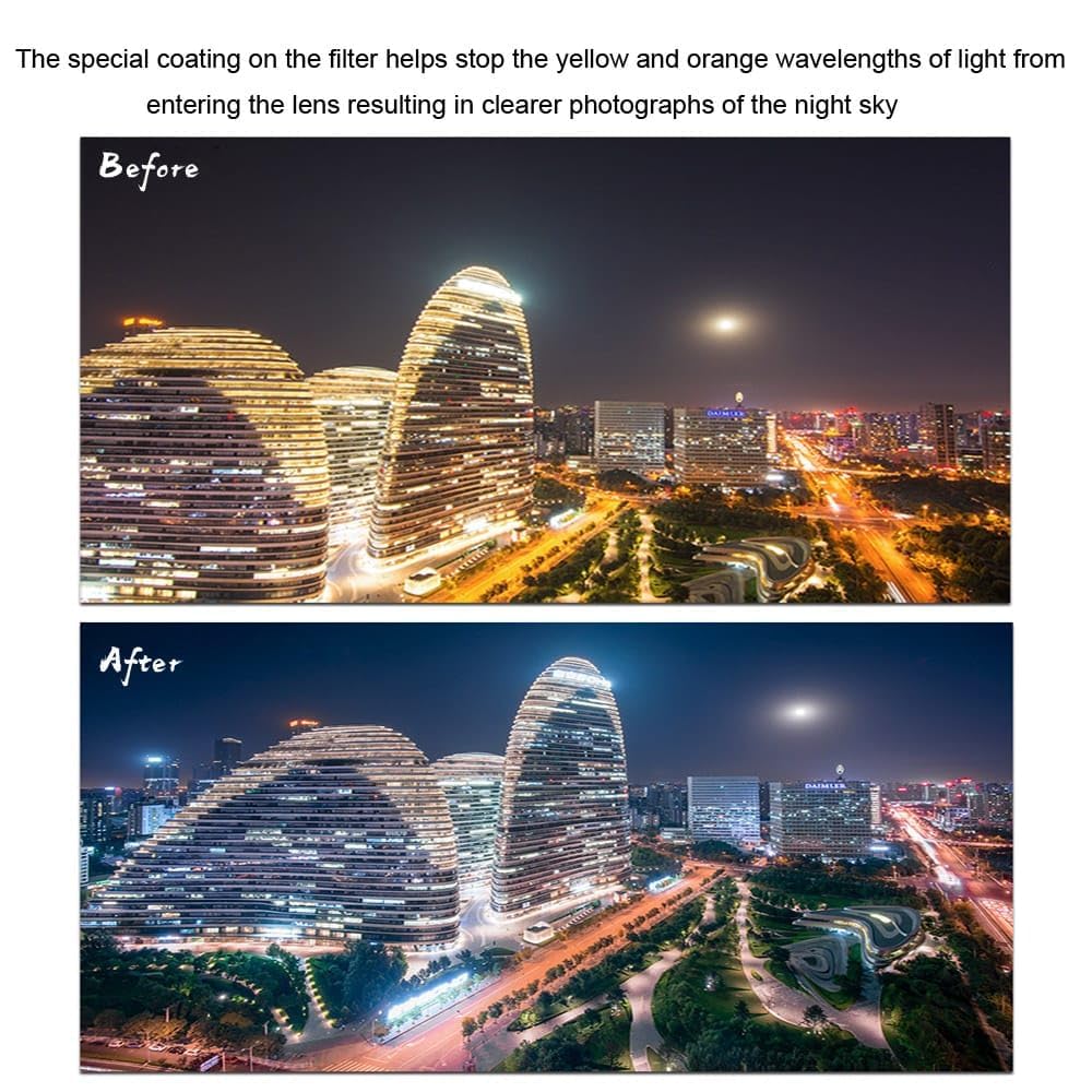 52mm Neatural Night Lens Filter oneplus12, iPhone 14/15 pro & pro max, Xiaomi 14 Mobile Cover, DSLR Camera