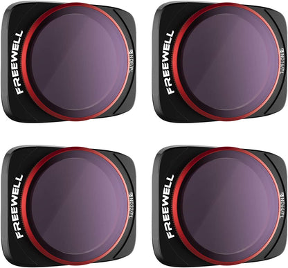 Freewell Bright Day - 4K Series - 4Pack ND/PL Filters For Dji Air 2S Drone Lens