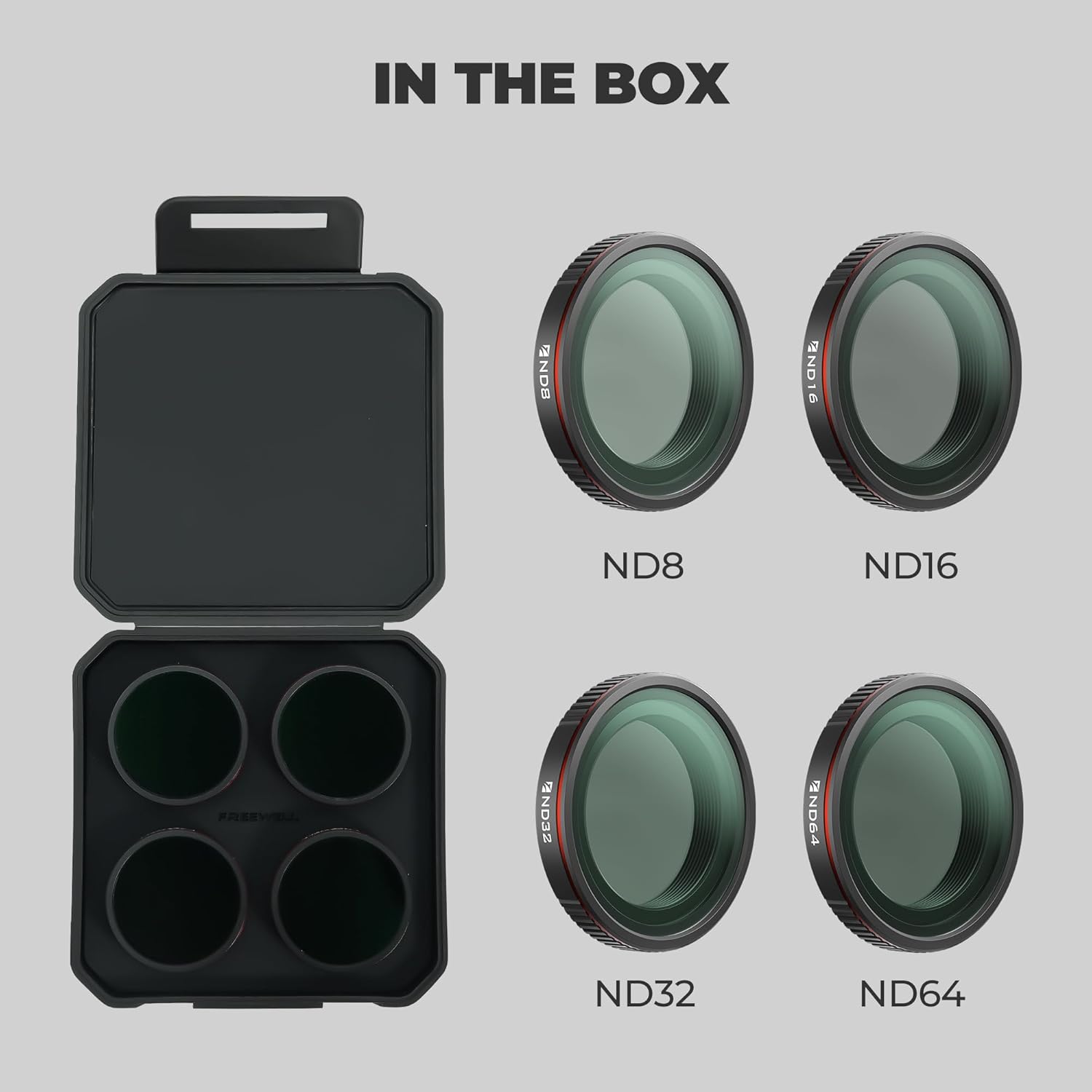 DJI Osmo Nano – ND8, ND16, ND32 & ND64 Filters