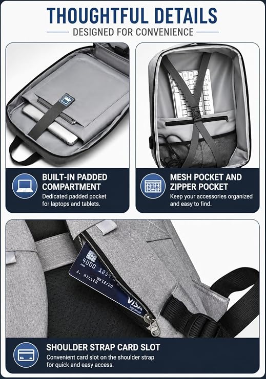 Laptop Carrying Case Bag For College/Office/Travel/Suitcase/Luggage Outdoors Fashion waterproof Backpack 