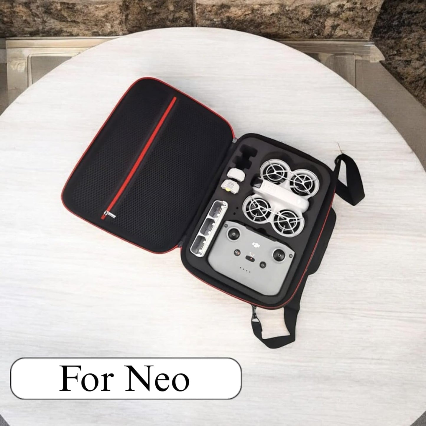 DJI Neo & Accessories Compact Travel Protection Nylon Water Resistance Bag with Shoulder Strap (Combo Version) Hand Bag