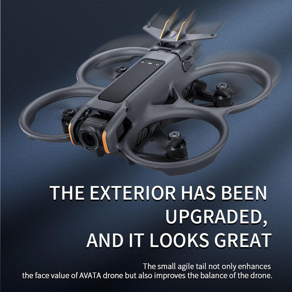 Flight Tail Wing for DJI Avata 2, Snap-On Anti-Release Battery Buckle (view 9)