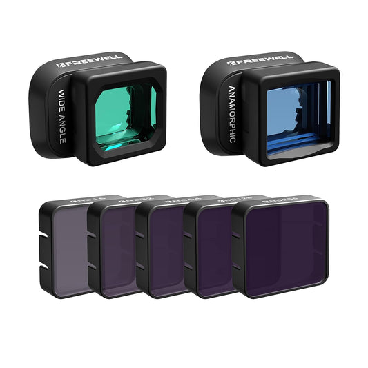 Freewell Wide Angle & Anamorphic Lens Kit for Dji Mini 4 Pro