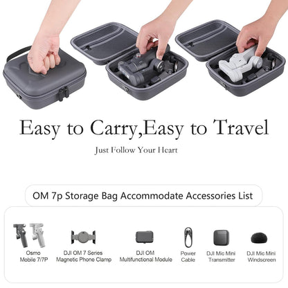 DJI OM 7/ 7P (Osmo 7) Portable Mobile Gimbal & Accessories Storage Bag (Om 7 Bag)