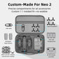 GetZget Bag for DJI Neo 2 & Accessories Compact Travel Protection PU Case Combo Bag