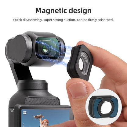 DJI Osmo Pocket 4/3, 10X Magnetic Macro  Wide-Angle Camera Lens (Getzget)