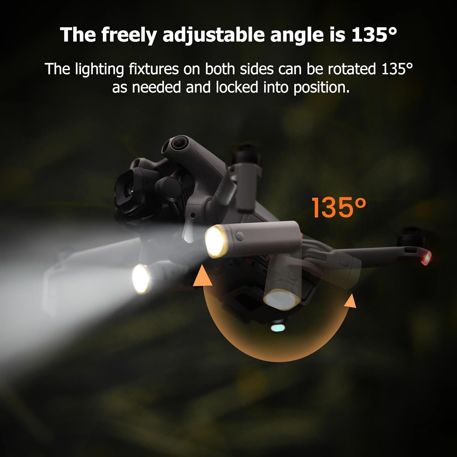 Getzget LED Night Flight Aassist Light for DJI Mini 5 Pro 