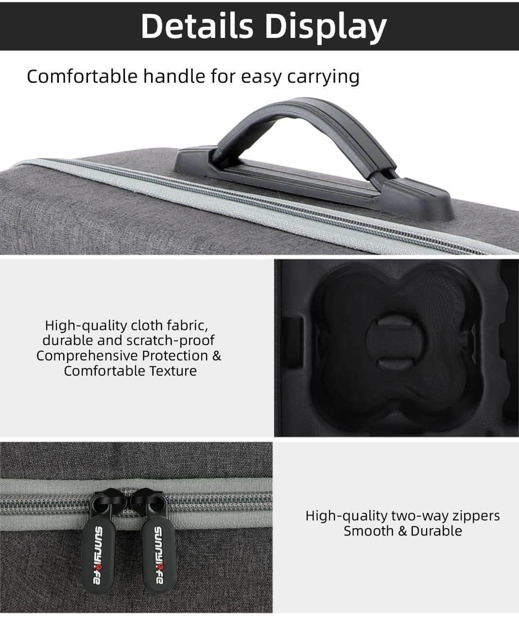 Sunnylife Large Carrying Case for DJI Avata, FPV Remote 2 and Goggles (view 6)