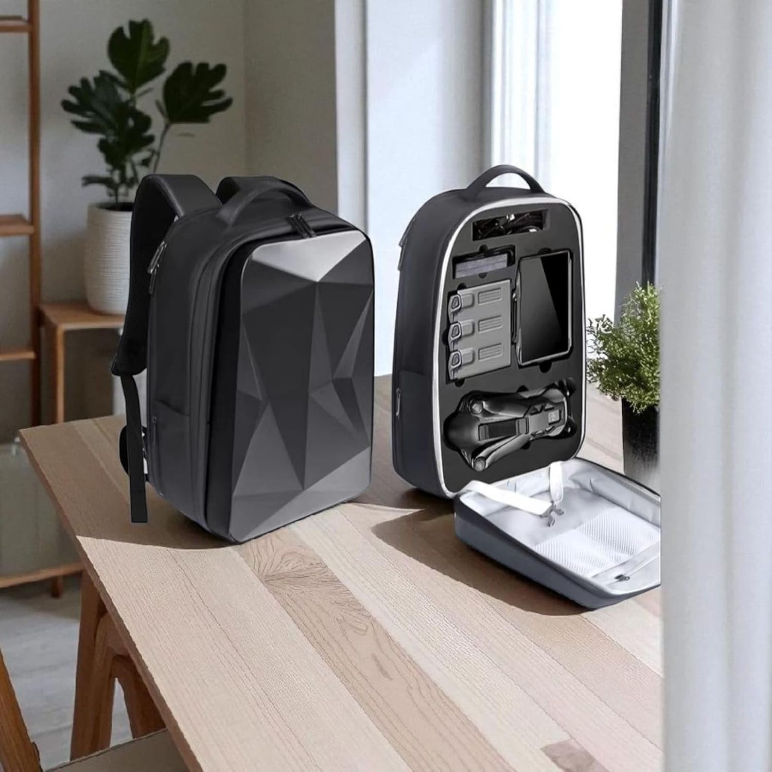 GetZget Multipupose Carrying Case Bag for DJI Mavic 4 Pro & Accessories Storage Hard Waterproof Backpack 