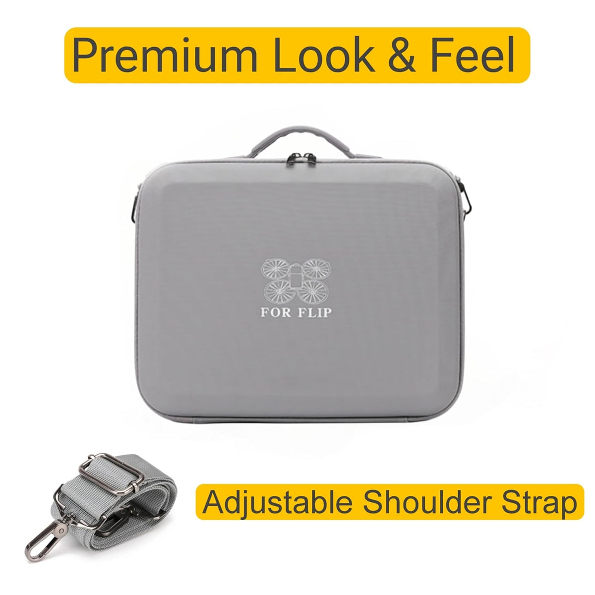 Travel Hand Bag for DJI Flip, Fits RC-N3 or RC 2 (Combo) (view 6)