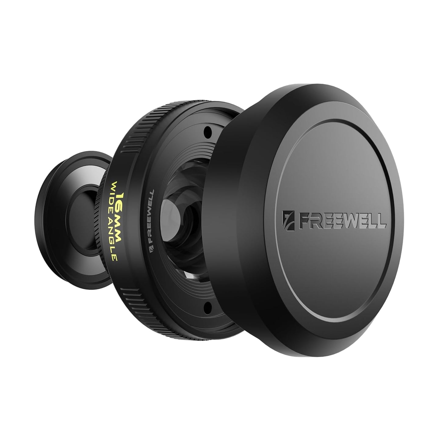 Freewell 16mm Wide Angle Lens for iPhone & Samsung – 105° FOV, Close Focus 0.5m – Perfect for Landscapes, Architecture.