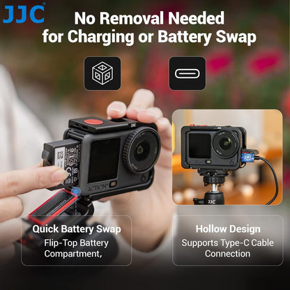JJC Handle Grip Kit for DJI Osmo Action 6 Accessories