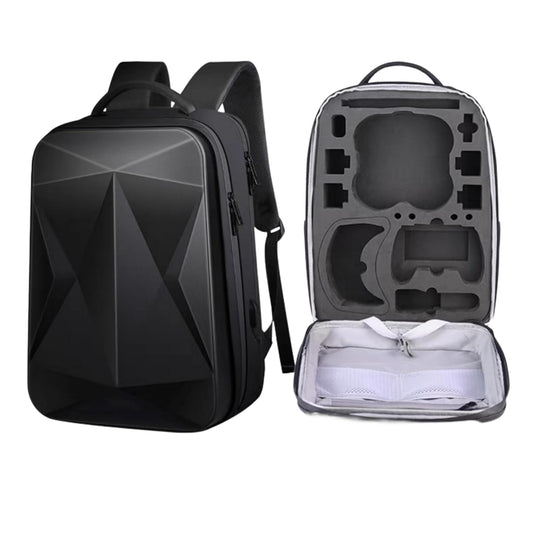 GETZGET Multipurpose Hard Shell Waterproof Backpack for DJI Avata & Accessories (Black)