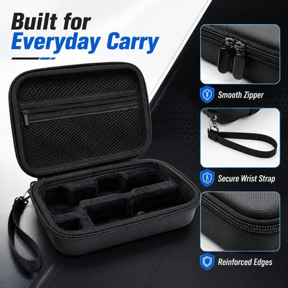 GetZget® Carrying Case Bag For DJI Osmo Pocket 4 Pro Water Splash Proof Protective Storage Hand Bag Accessories (Black)
