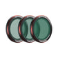 Freewell 3-Pack Magnetic ND/PL Filters for DJI Neo 2 (ND8/PL, ND16/PL ,ND32/PL)– Polarized Filters