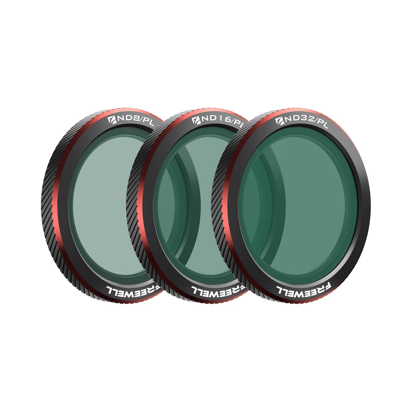 Freewell 3-Pack Magnetic ND/PL Filters for DJI Neo 2 (ND8/PL, ND16/PL ,ND32/PL)– Polarized Filters