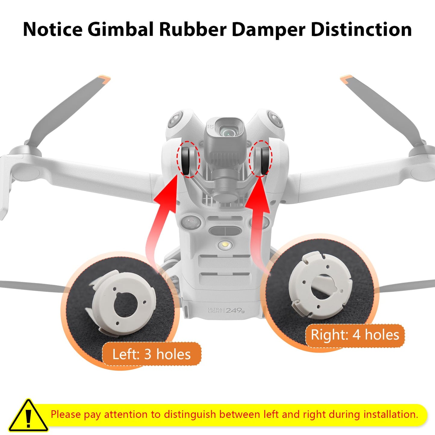 Gimbal Rubber For DJI Mini 4 Pro