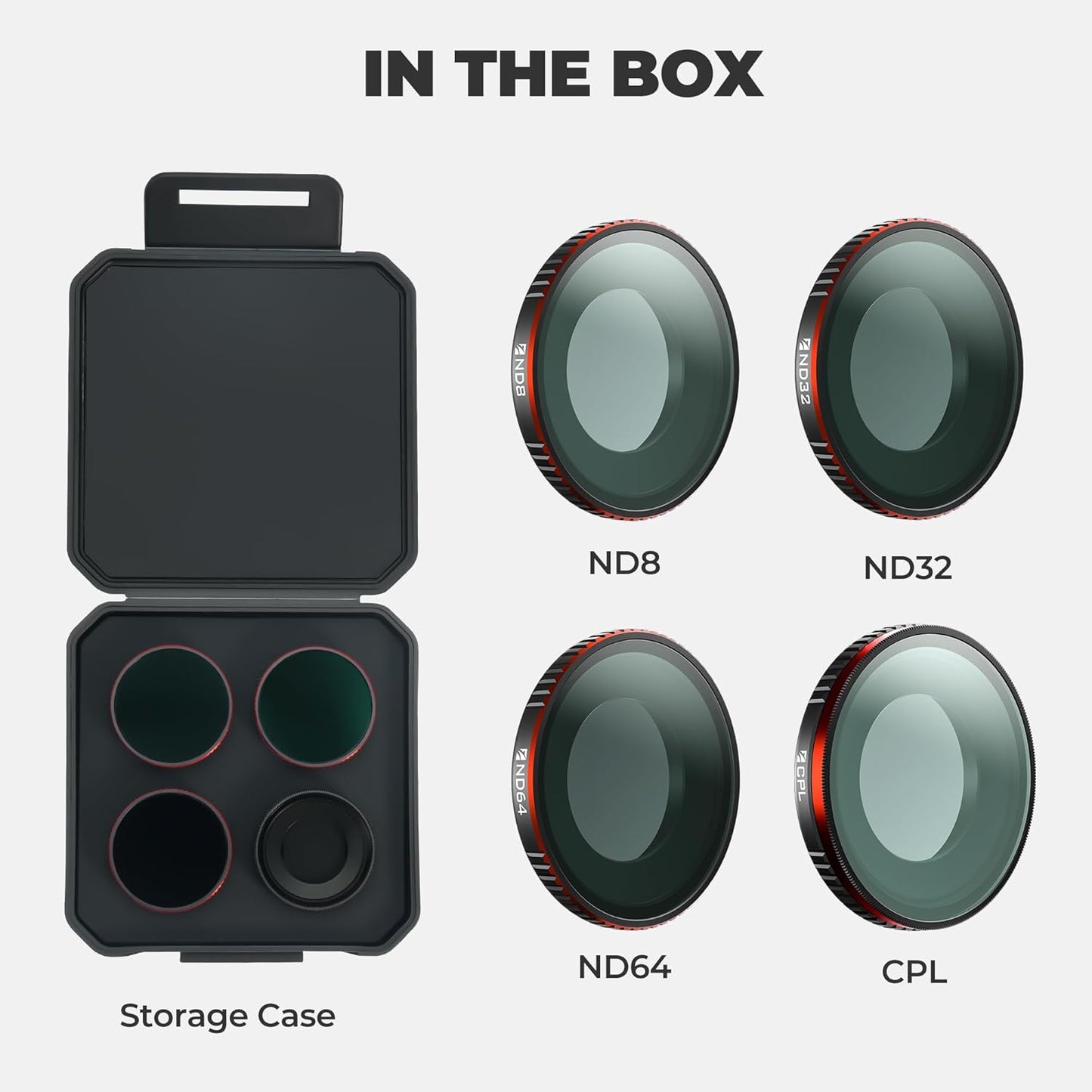 Freewell Standard Day Filter Kit for Insta360 GO Ultra (ND8, ND32, ND64 & CPL Filters)