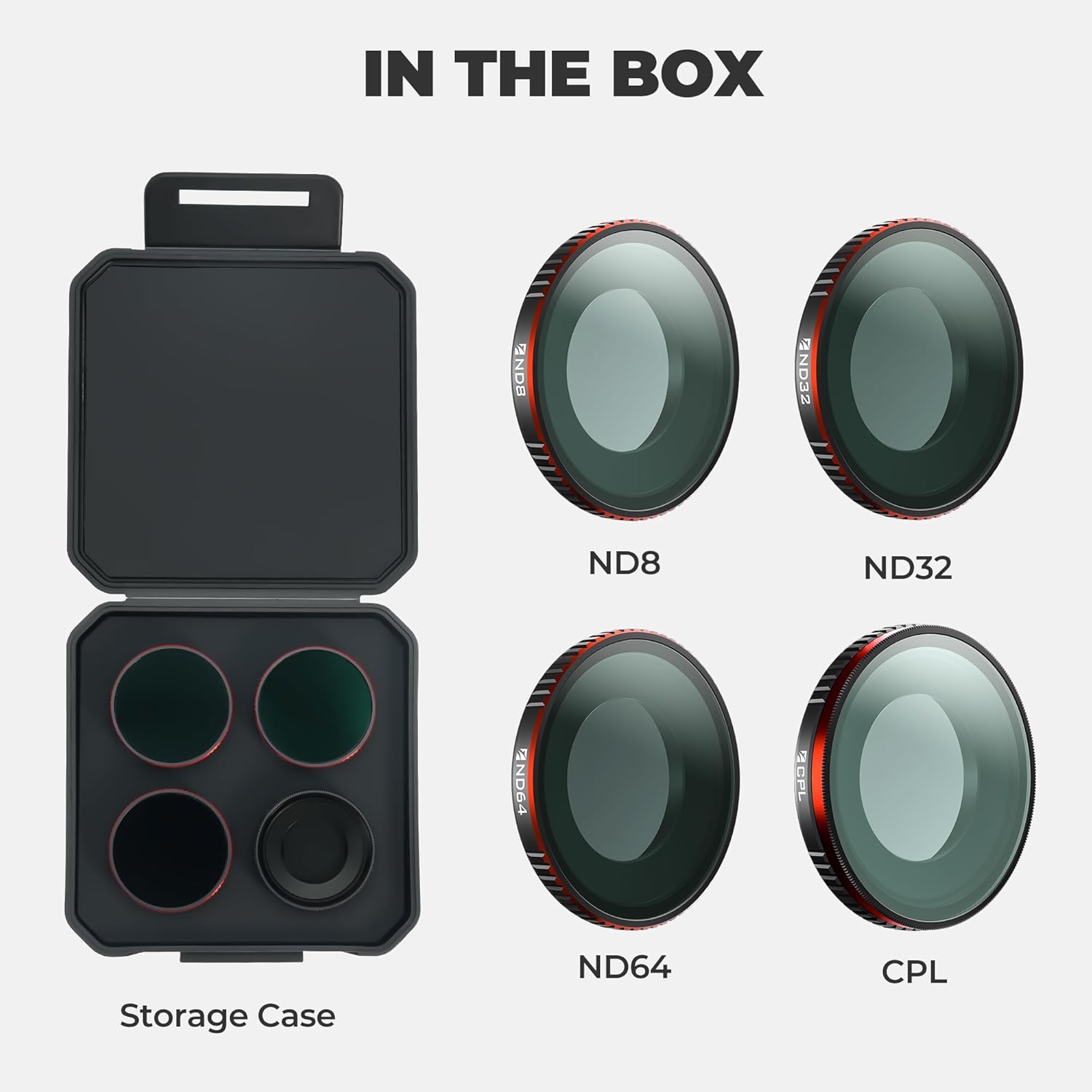 Freewell Standard Day Filter Kit for Insta360 GO Ultra (ND8, ND32, ND64 & CPL Filters)