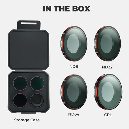Freewell Standard Day Filter Kit for Insta360 GO Ultra (ND8, ND32, ND64 & CPL Filters)