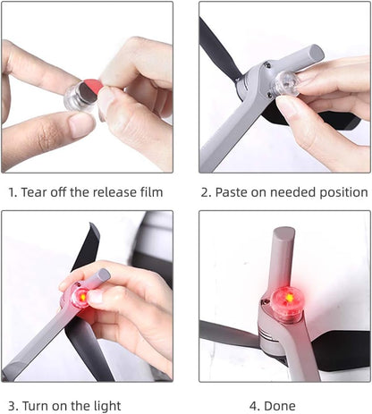 Drone Strobe Lights, Anti Collision Light for Drone Night Flying (4 Piece)