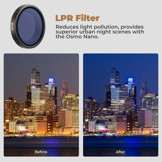 Freewell LPR Filter For DJI Osmo Nano (Light Pollution Reduction)