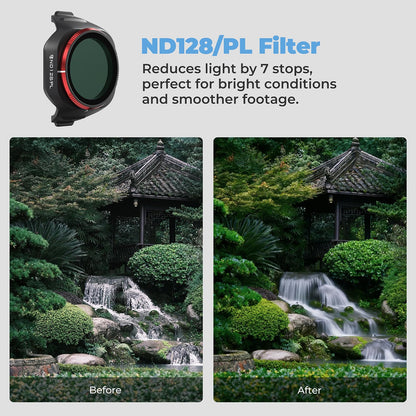 Freewell Filter Kit for DJI Mini 5 Pro with UV, ND, ND/PL, LPR, Glow Mist, 10-Stop ND1000, CPL